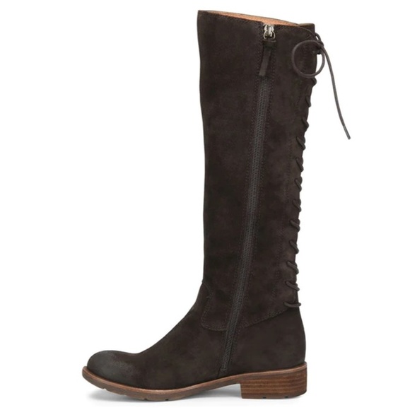Sofft Womens Sharnell II SUEDE LACE BACK TALL BOOTS SIZE 10 EUC - Picture 1 of 12